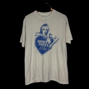 Sabrina Carpenter Short n Sweet Tour Is So Nice 2024 Concert Shirt Sz L Official